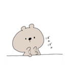 ゆるいくまたむ（個別スタンプ：4）