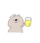 ゆるいくまたむ（個別スタンプ：8）