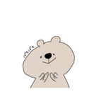 ゆるいくまたむ（個別スタンプ：16）