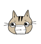 自粛するねこ（個別スタンプ：3）