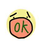 ポジティブと負（個別スタンプ：3）
