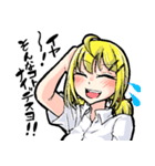 金髪碧眼の後輩ちゃんスタンプ（個別スタンプ：3）
