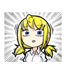 金髪碧眼の後輩ちゃんスタンプ（個別スタンプ：5）