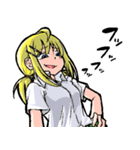 金髪碧眼の後輩ちゃんスタンプ（個別スタンプ：7）