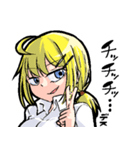 金髪碧眼の後輩ちゃんスタンプ（個別スタンプ：12）