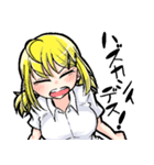 金髪碧眼の後輩ちゃんスタンプ（個別スタンプ：22）