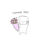 ふわふわかわいいいぬ2（個別スタンプ：3）