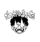 アフロさん専用スタンプ（個別スタンプ：3）