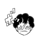 アフロさん専用スタンプ（個別スタンプ：12）