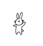 もっとたのしいウサギ（個別スタンプ：1）