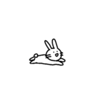 もっとたのしいウサギ（個別スタンプ：5）