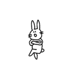 もっとたのしいウサギ（個別スタンプ：18）
