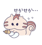 せわしなりす。（個別スタンプ：1）