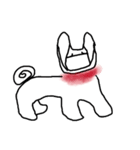 むちうち犬（個別スタンプ：1）