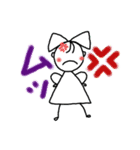 リコちゃんseries～今の気持ちを一言で（個別スタンプ：11）