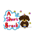 『ダックスわんこの簡単英会話』（個別スタンプ：22）
