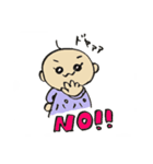 イヤイヤ期到来！？魔の2才児あるある（個別スタンプ：3）