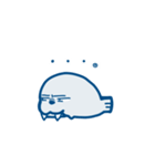 ふてぶてしいトドさん（個別スタンプ：1）