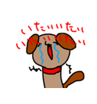 犬たちのにちじょー（個別スタンプ：7）