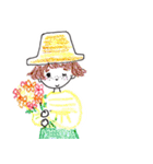生きてゆくおんなのこたちの日常（個別スタンプ：1）