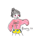 生きてゆくおんなのこたちの日常（個別スタンプ：4）
