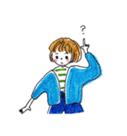 生きてゆくおんなのこたちの日常（個別スタンプ：7）