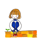 生きてゆくおんなのこたちの日常（個別スタンプ：9）