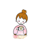 生きてゆくおんなのこたちの日常（個別スタンプ：34）