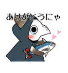 ペストマスクのネコスタンプ（個別スタンプ：14）