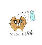 洗いすぎちゃうあらいぐま（個別スタンプ：16）
