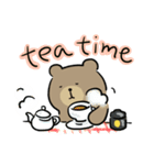 おうちでくつろぐくまのスタンプ（個別スタンプ：4）