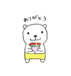 くまぱんつ【とりあえず一言】（個別スタンプ：5）