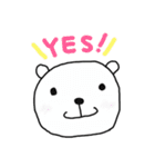 くまぱんつ【とりあえず一言】（個別スタンプ：36）