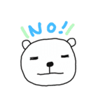 くまぱんつ【とりあえず一言】（個別スタンプ：37）