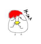 どこか見覚えのあるにわとり（個別スタンプ：4）