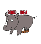靴を履いている動物たち（個別スタンプ：7）