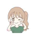 おしゃれな女の子（あまつや）（個別スタンプ：8）