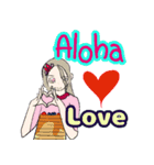 ハッピーアロハスタンプ（個別スタンプ：3）