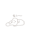 脱力うさぎちゃむ．（個別スタンプ：37）