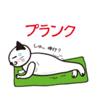 筋トレや家トレが好きなネコ（個別スタンプ：26）