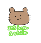 英語なクマ（個別スタンプ：1）