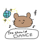 英語なクマ（個別スタンプ：3）