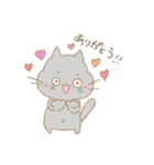 ねこばかり（クレヨン）（個別スタンプ：7）