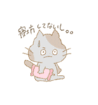 ねこばかり（クレヨン）（個別スタンプ：10）
