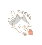 ねこばかり（クレヨン）（個別スタンプ：11）