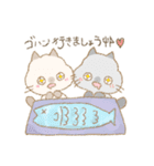 ねこばかり（クレヨン）（個別スタンプ：17）