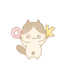 ねこばかり（クレヨン）（個別スタンプ：19）
