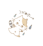 ねこばかり（クレヨン）（個別スタンプ：21）