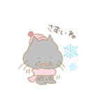 ねこばかり（クレヨン）（個別スタンプ：27）