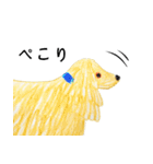 色鉛筆の犬たち（個別スタンプ：5）